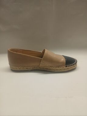 Sam Edelman Two-Tone Espadrille Slip-On - Tan and Black